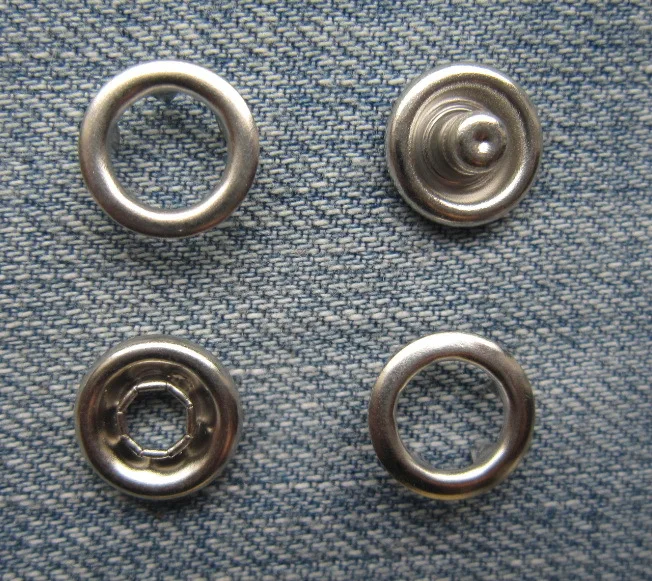 

FREE SHIPPING 1000pcs/lot 11mm long prong Ring prong snap button button factory wholesale and retail