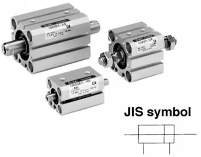 SMC Type CDQSWB25-5D Compact Cylinder Double Acting Double Rod