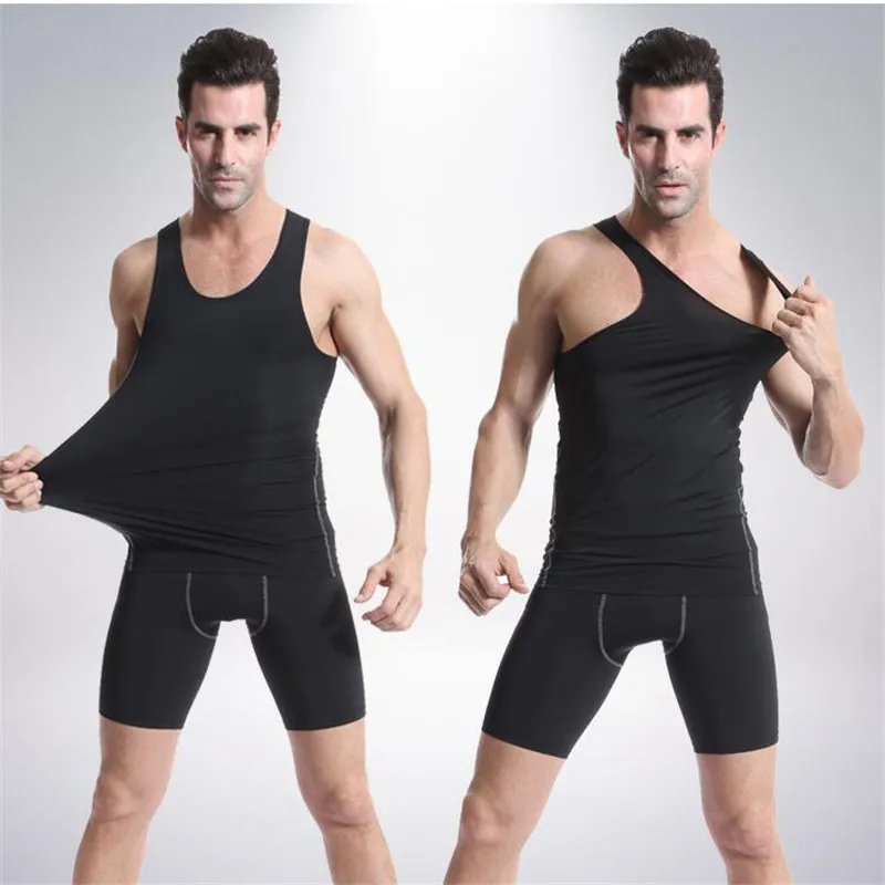 Quick-dry Wicking Body Compression Base Layer PRO Tight Vest Elastic Thermal Under Tank Tops Thermal Under Bottoming Underwear