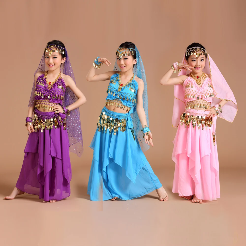 Kids&Adult Belly Dance Costumes Set Oriental Dance Costumes Bellydance Set Girls Egyptian Bollywood Kids Belly Dancing Clothing