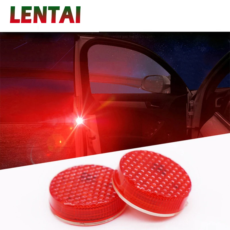 LENTAI Auto LED Strobe Light Car door Warning Lamp For Toyota c-hr Corolla RAV4 Honda Accord Civic CRV Nissan Qashqai Juke