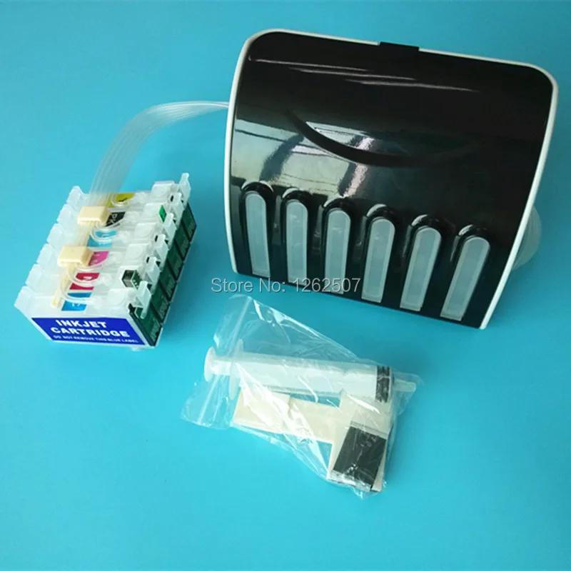 T0791-T0796 79 Doorlopende Inkttoevoersysteem Voor Epson Stylus Foto 1400 1500W P50 Artisan 1430 Px650 660 660 700W 710W 720