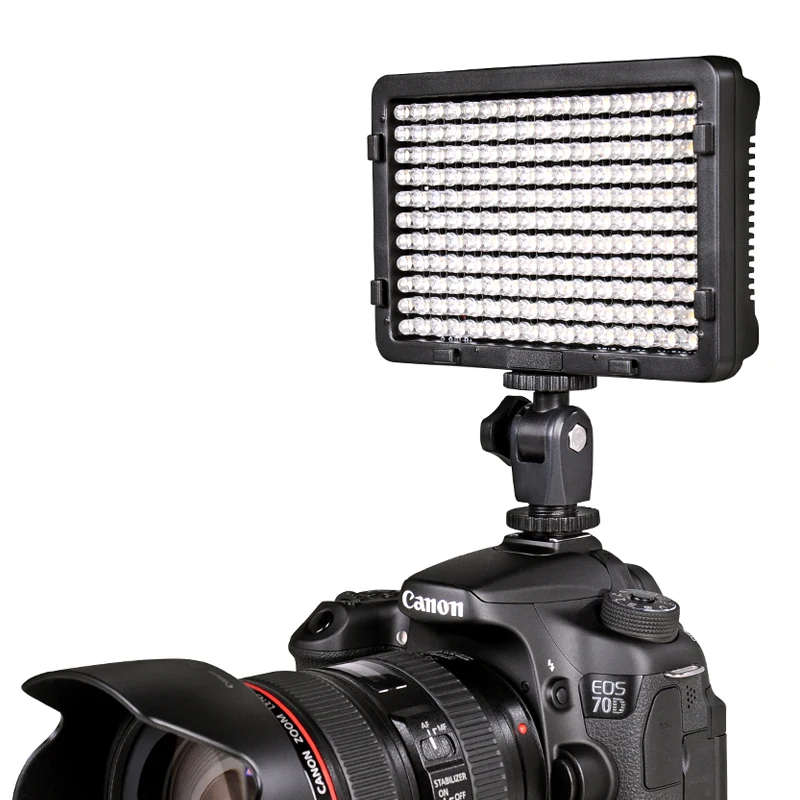 Imagem -03 - Led Light para Canon e Nikon Dslr Câmera 176 Leds hd