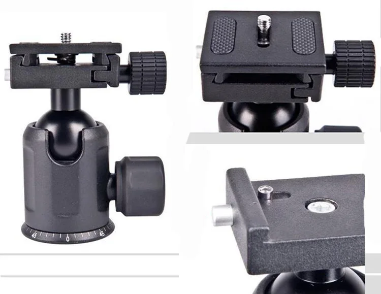 ขาตั้งกล้อง Monopod โลหะ BALL HEAD แผ่นสำหรับ WF-531B WF-593H