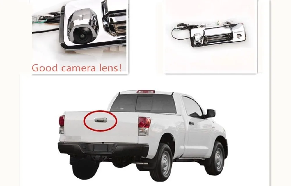 

Tailgate Handle Rear Reverse Backup Camera For Toyota Tundra 2015-2017 Chrome