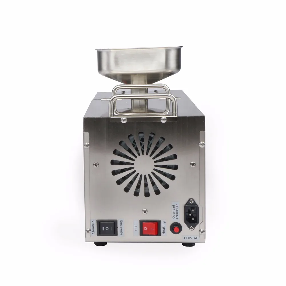 220V Home Automatic Oil Press Machine Nuts Seeds  All Stainless Steel High Oil Extraction