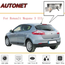 AUTONET Rear View camera For Renault Megane 3 III 2008~2016/Night Vision/CCD/Reverse Camera/Backup Camera/license plate camera