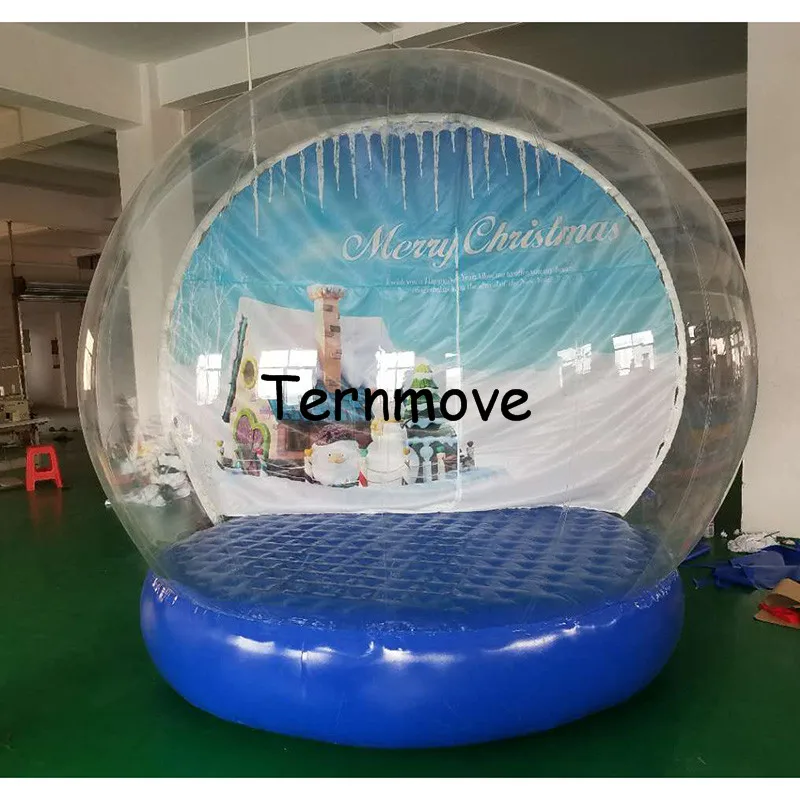 

Inflatable Christmas Ball for photo,Custom new year Decoration PVC Christmas festival Inflatable Snow Globe for Display