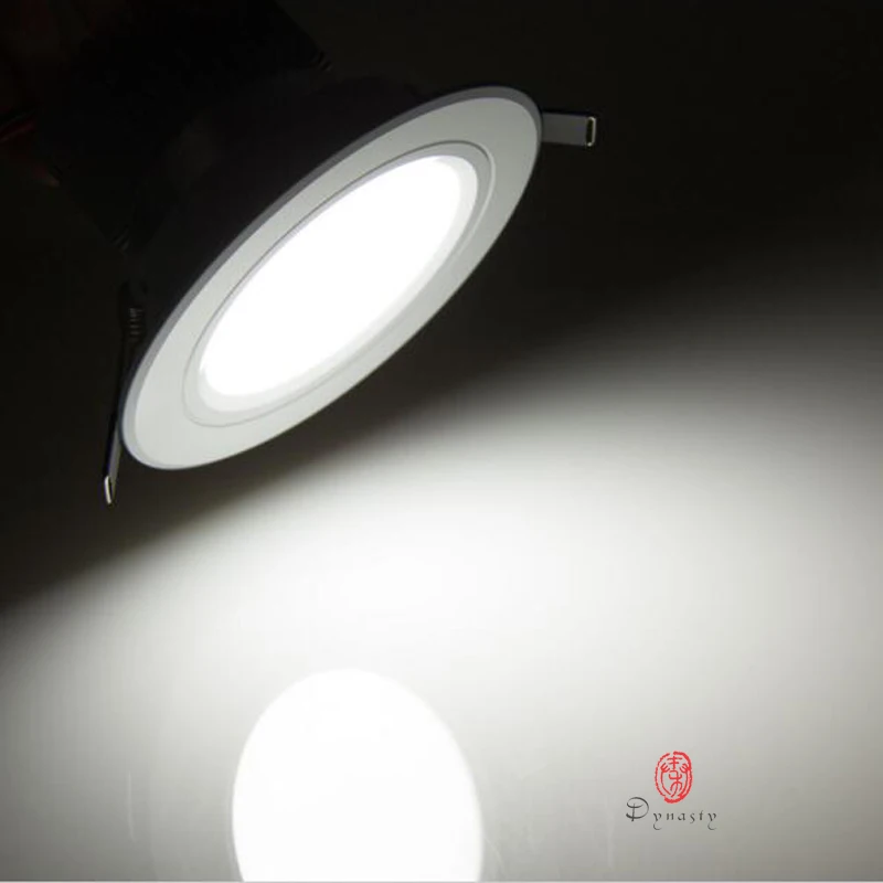 9 واط LED أسفل أضواء الحديثة مصلحة الارصاد الجوية راحة بقعة ضوء إخفاء السقف الألومنيوم AC110/220 فولت المنزل توفير الطاقة لينة Diy بها بنفسك