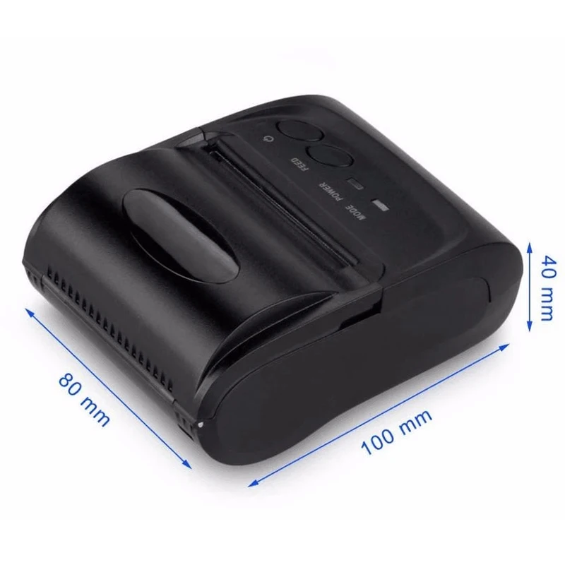 Imagem -04 - Mini Impressora Térmica sem Fio Bluetooth Android Sdk Livre 58 mm