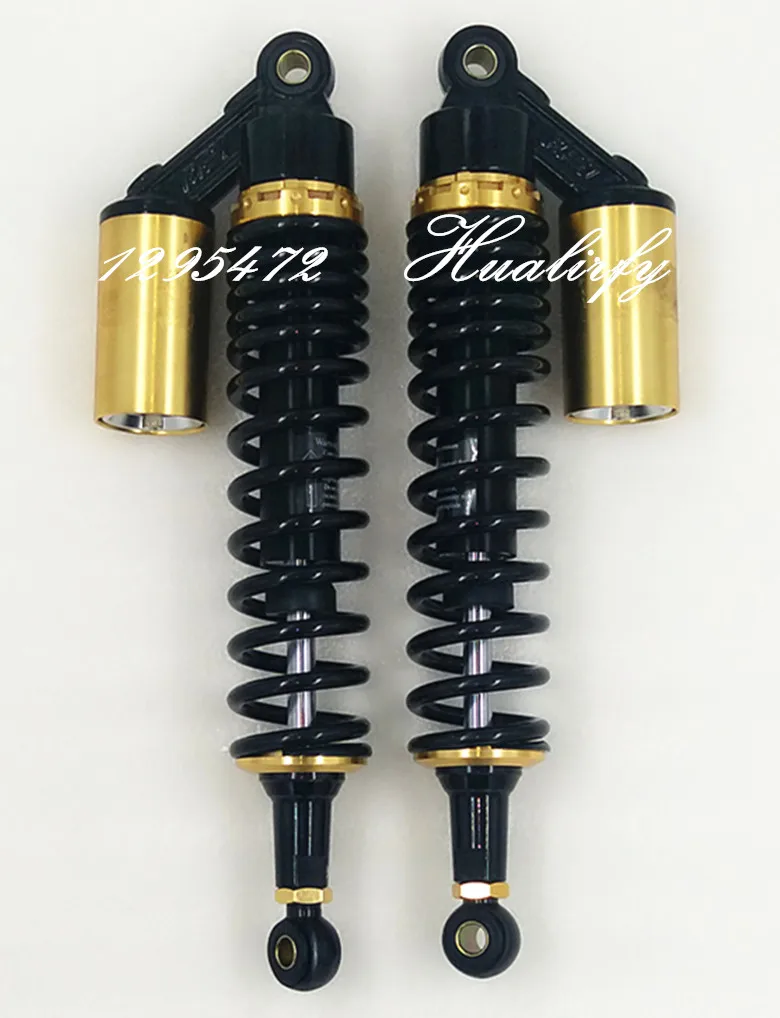 

Universal 8mm spring 370mm/380mm Air Shock Absorber Suspension motorcycle for YAMAHA HONDA SUZUKI KAWASAKI BIKE ATV black+gold