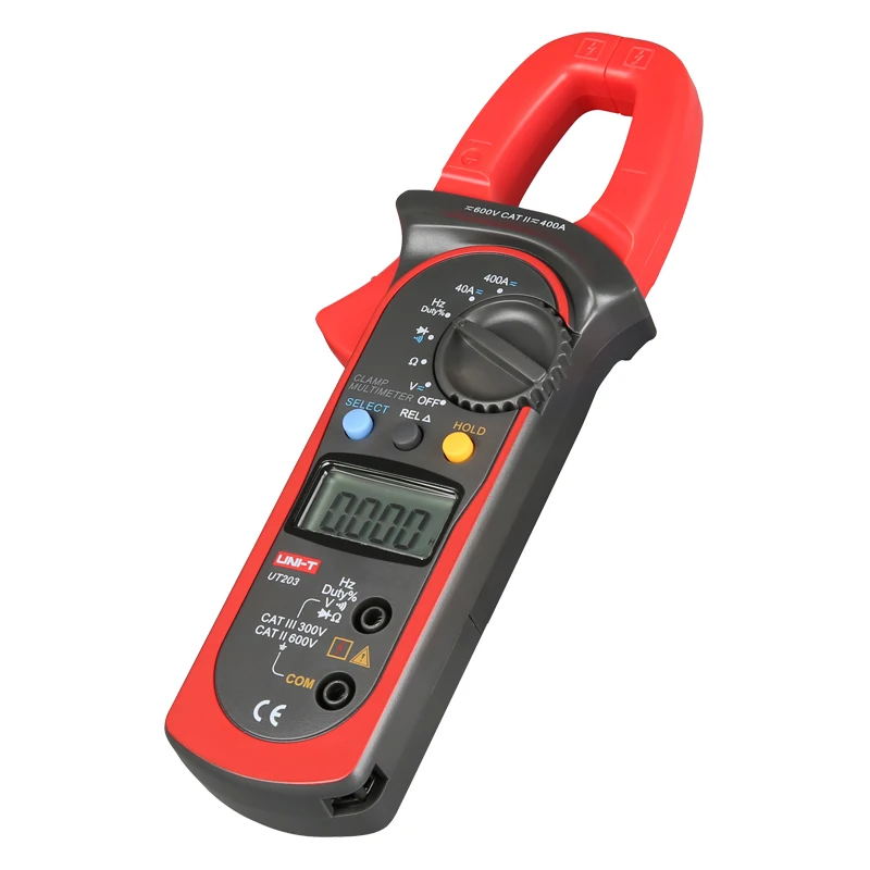 UNI-T UNI T Digital Clamp Meter DC AC Current UT202 UT200 Series 400A 600V Clamp Multimeter Tester Ammeter