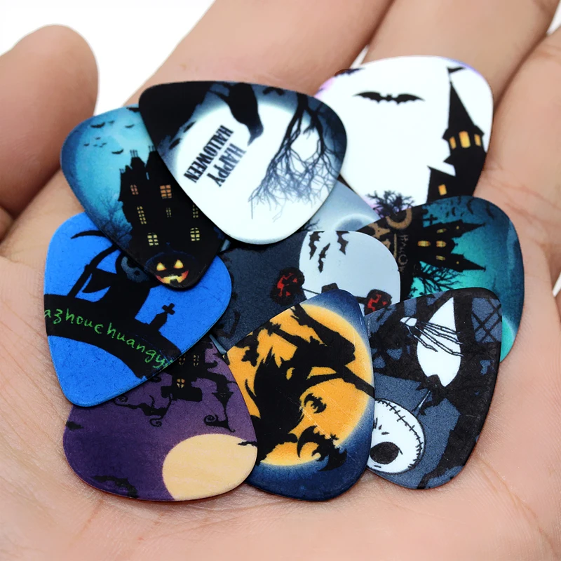 SOACH 50pcs guitar picks pick 1 box case colorful fashion Guitar Accessories cartoon Guitar paddle Mix Plectrums + Clear Makeup