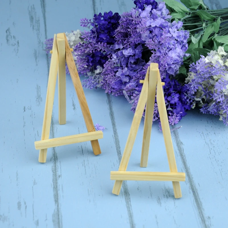 Nature Wooden Photo Shelf Mini Easel Send Card at Random for Photo photography Props Room Home Wedding Decoration Items