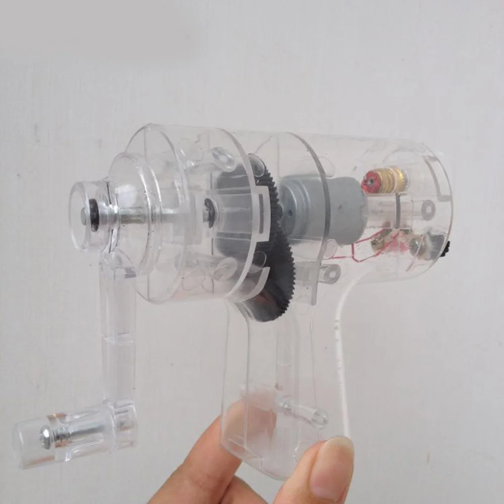 Miniature Hand Generator Energy Converter Power Generator Physics Experimental Teaching Equipment School Teaching Instrument