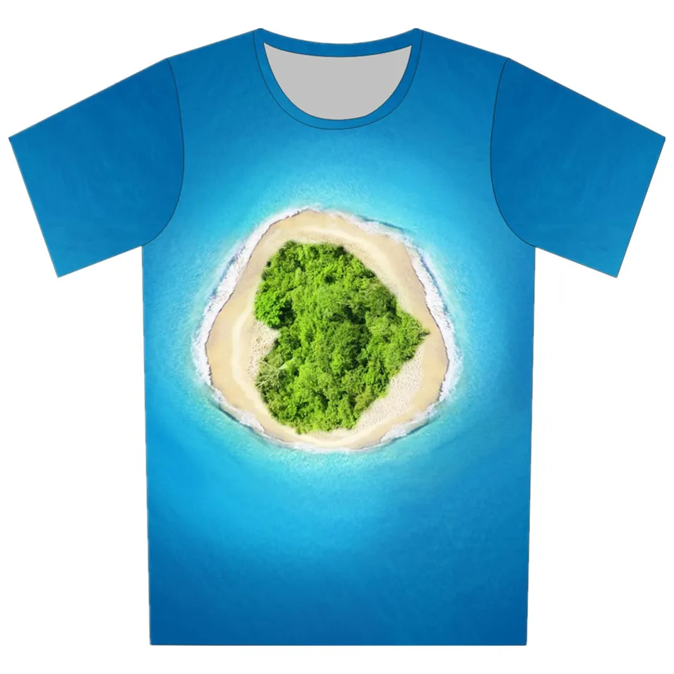 Children Boy Girl T Shirt Harajuku Style Skull Galaxy Fruit Animal Cat Blue Sky Print T-Shirt Kid Short Sleeve Casual Tee Tops