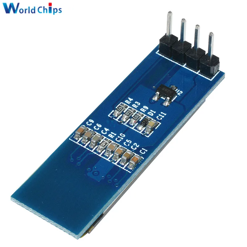 0.91 Inch DC 3.3V 5V 128x32 IIC I2C Blue OLED LCD Display Module 0.91" 12832 LCD Screen Driver IC Module For Arduino PIC