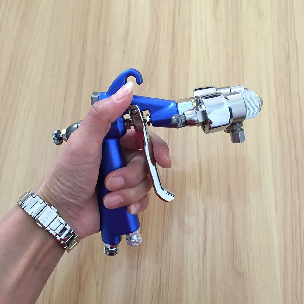 

SAT1201 model airbrush paint auto painting gun double nozzle spary gun high pressure spray gun pneumatic wood furniture paint