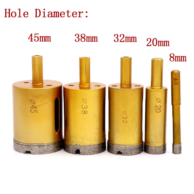 1pcs 6mm-65mm Diamond Coated Drilling Bits Hole Opener SawHole Cutter For Stone Ceramic Marble Tile Glass Power Tools