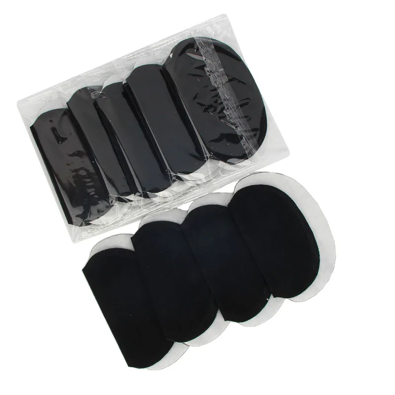 Almohadillas desechables de algodón para el sudor, desodorantes para axilas, antitranspiración, absorbentes, herramientas de maquillaje, color negro, 20 piezas