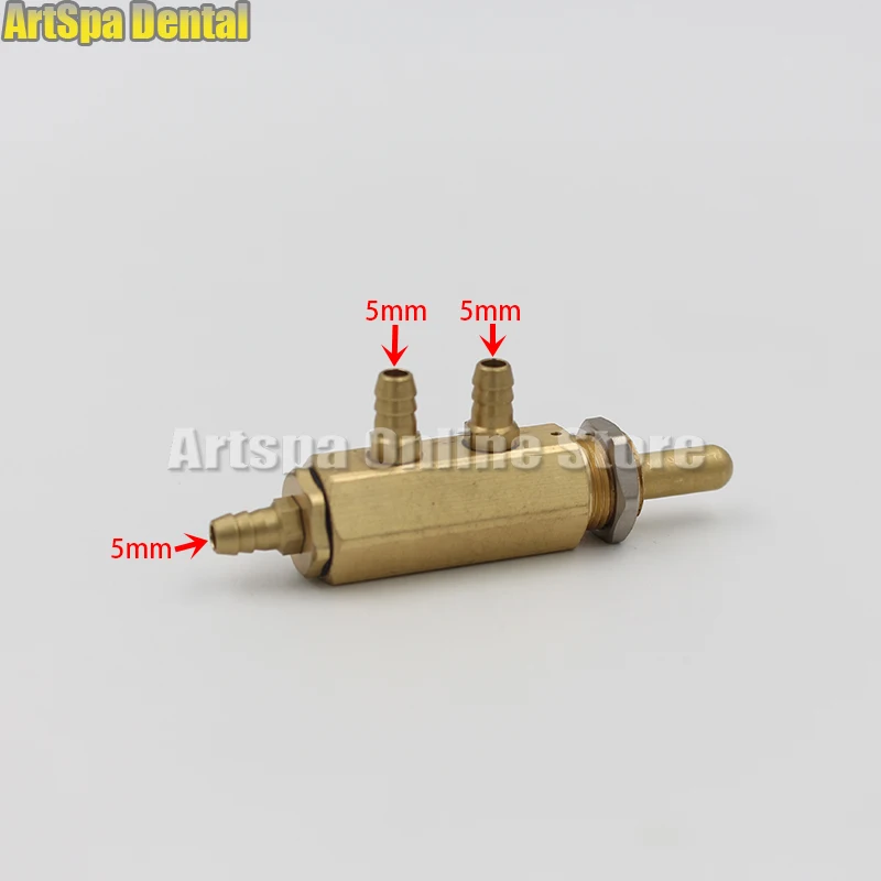 5PCS Dental Stuhl Einheit 4 Löcher Standard fuß ventil Rund Pedal 4 löcher fuß control schalter ventil