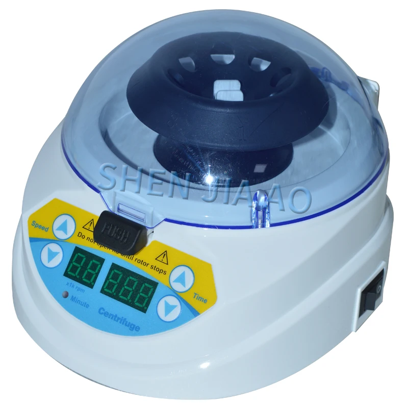 1PC Mini-10K+ mini Laboratory Centrifuge 3000-10000 rpm Small Centrifuge/Machine Manual Centrifuge 110/220V