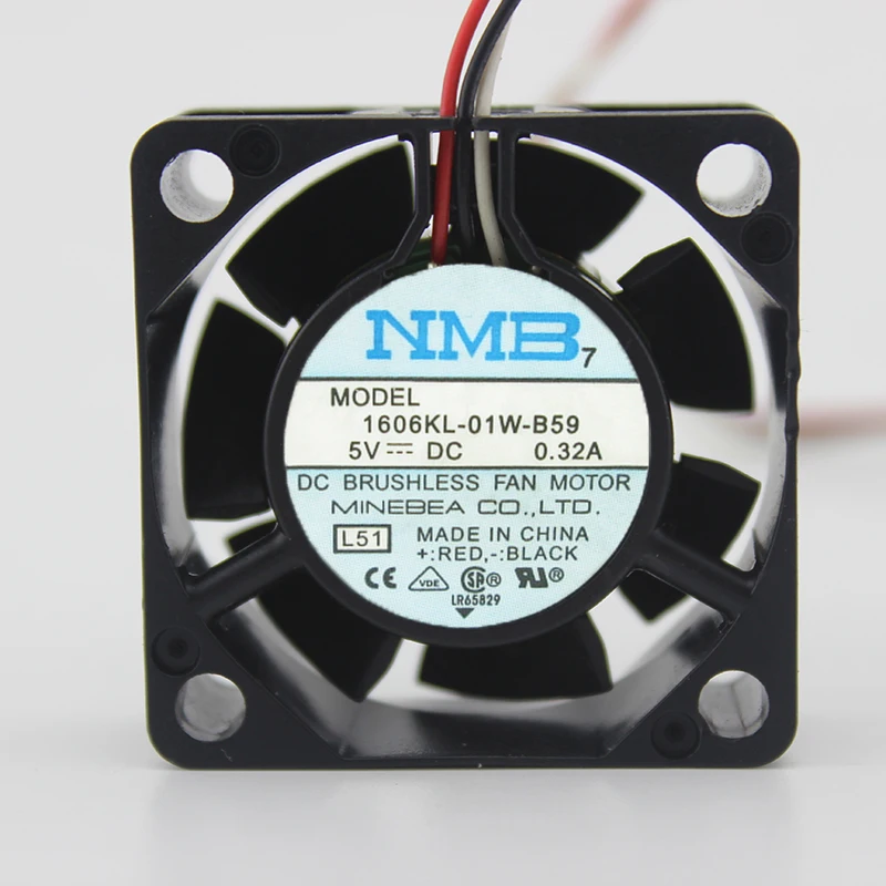 

4cm 4015 DC5V 0.32A 2-wire 3-wire cooling fan 1606KL-01W-B59 B50