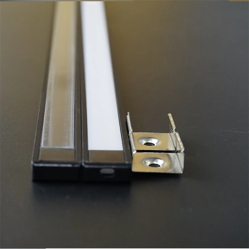 

10-40pcs/lot 20m-80m,80inch/200cm long black aluminum profile,2m channel for 12mm pcb ,cove lighting ,ceiling ,wall mounted