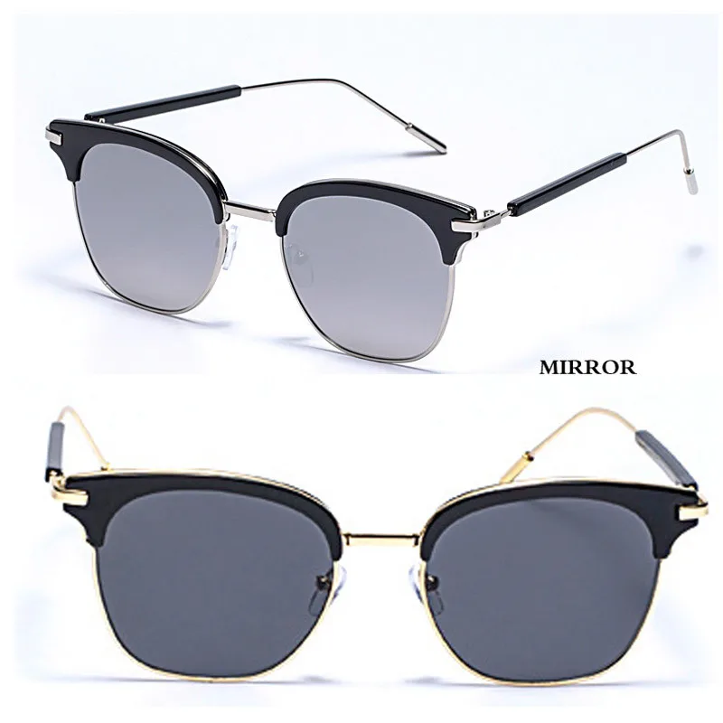 

hotsales S8313 high quality UV400 wayframe style metal combined with PC rectro stylish outdoor travel sunglasses for unisex