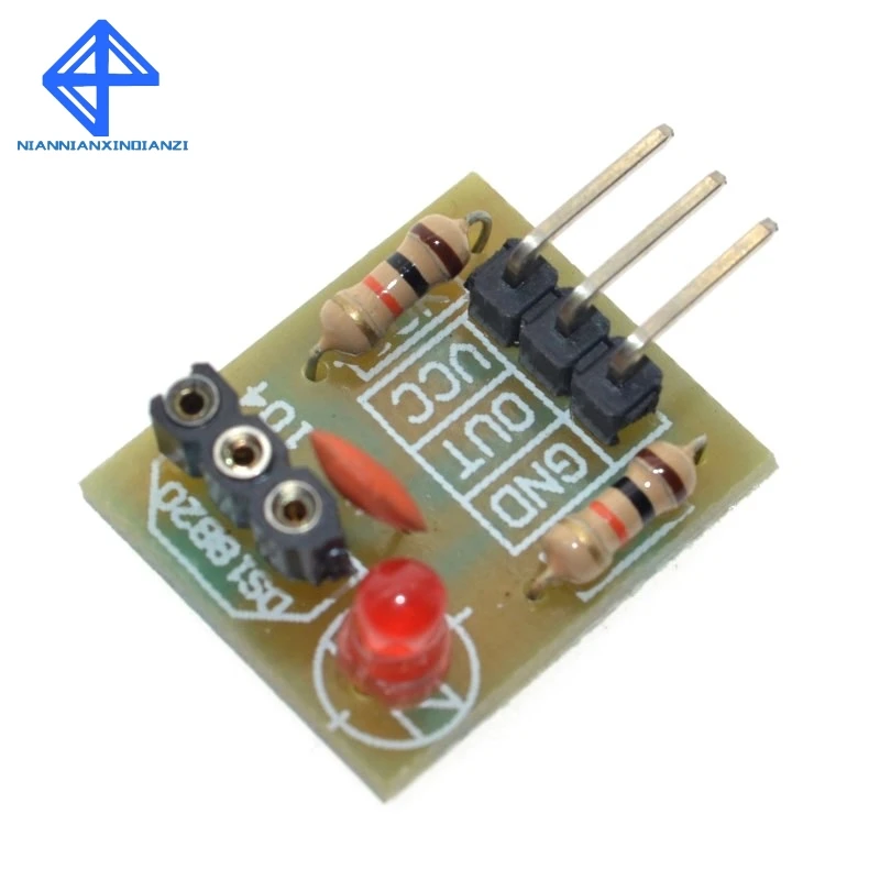 1pcs Laser Receiver Sensor Module Non-Modulator Tube Laser Sensor Module Relay Switch High Level Low Level for Arduino