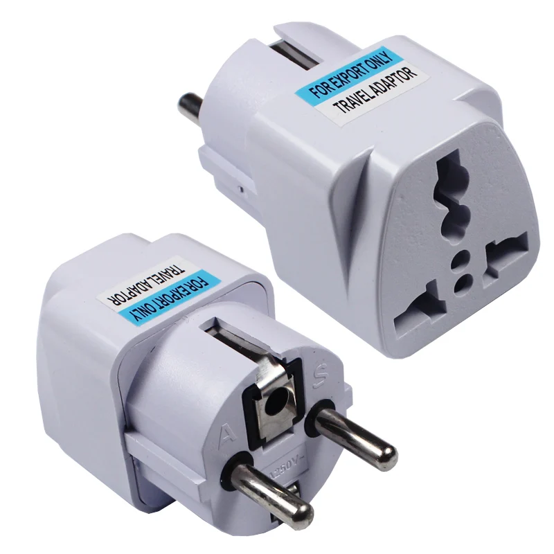 New Arrival 2019 Best Price Universal UK US AU to EU AC Power Socket Plug Travel Charger Adapter Converter AD-01