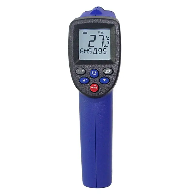 12:1 Non-Contact Digital LCD Infrared Thermometer -50~900 Degree IR Laser Temperature Tester Gun Industrial Pyrometer Emi Adjust