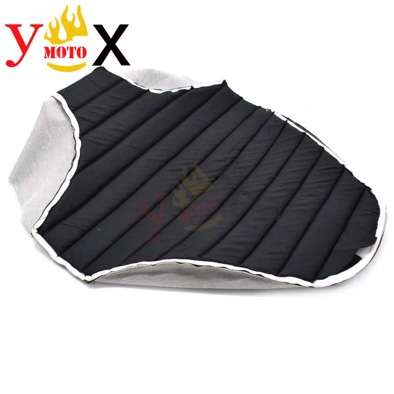 Replacement Black High Quality PU Leather Motorcycle Seat Cover Cushion Protection Waterproof For SUZUKI VV250 WANWAN 250