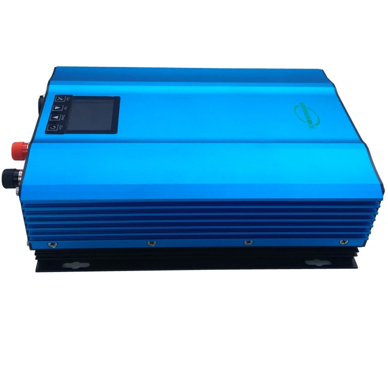 1200W grid tie inverter for solar panels adjustable battery discharge power,colorful LCD display mppt pure sine wave inverter