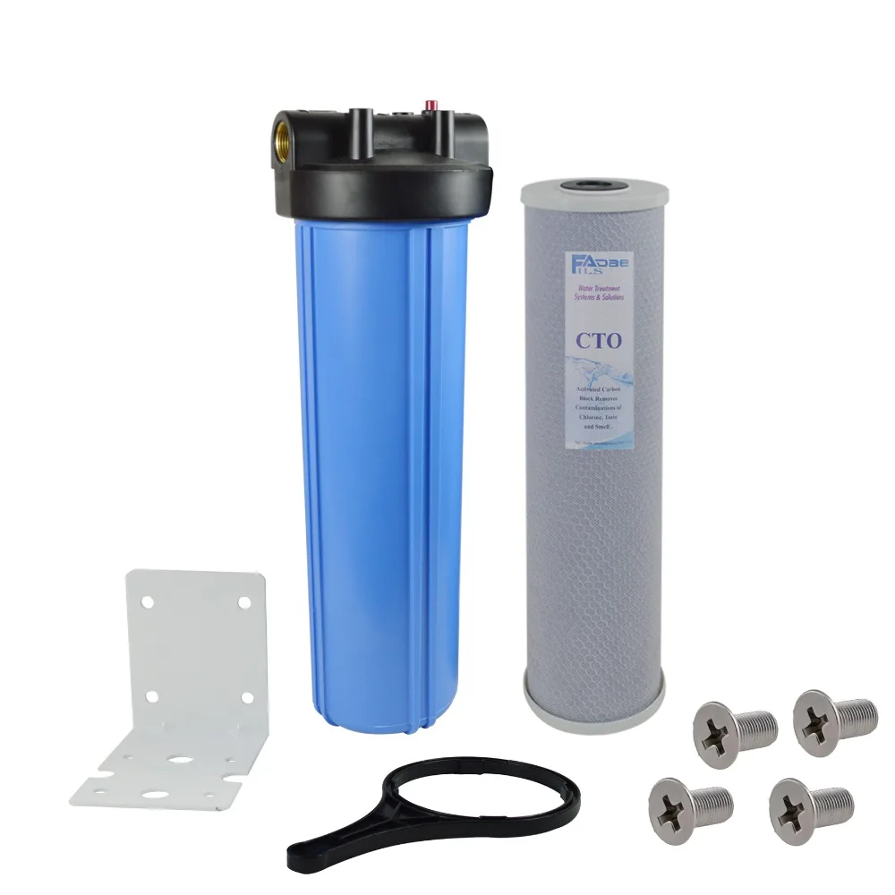 1-Stage Whole House Water Filtration system with 20-Inchx4 1/2