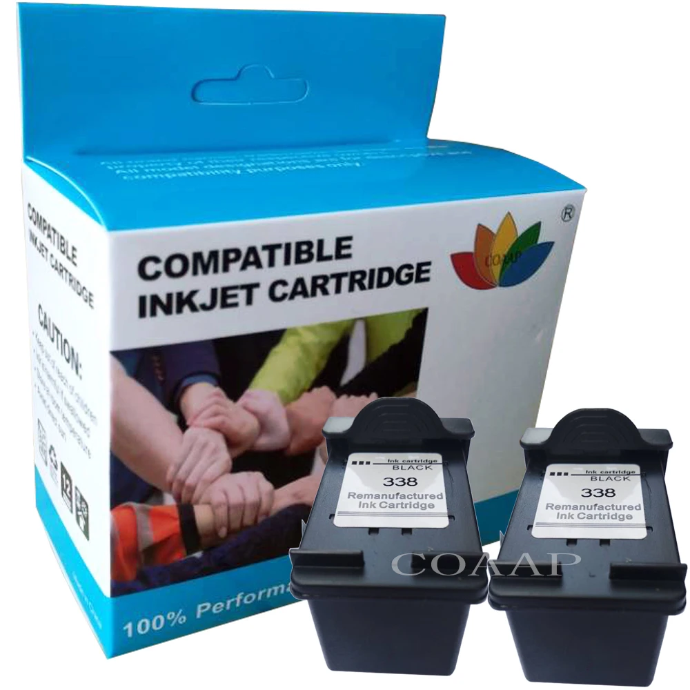 Compatible Ink for hp338 343 Refilled Cartridge for HP 460c 5740 5745 6520 6540 6620 6840 9800 6200 6210 7210 7310 7410 Printer