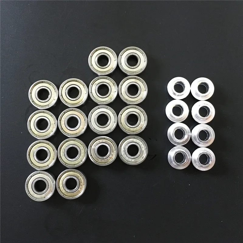 Skating Bearing Spacer Axle Bolt Screw Magnet Core 8mm 6mm Roller Skates Inline Skating Accessory Skateboard Driftboard ABEC7 HV