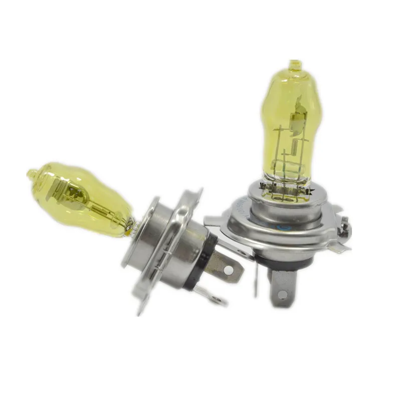 2x H4 HB2 9003 100W 2800K HOD Xenon Yellow Halogen Bulbs Car Headlight Lamp Lights Fog Lights Auto Car Head Light Bulb DRL Lamp