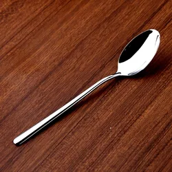 Cozy Zone Dinner Spoons 6 Pieces Stainless Steel Tablespoons Tableware Simple Table Spoon Western Vintage Kitchen Tool Hotel