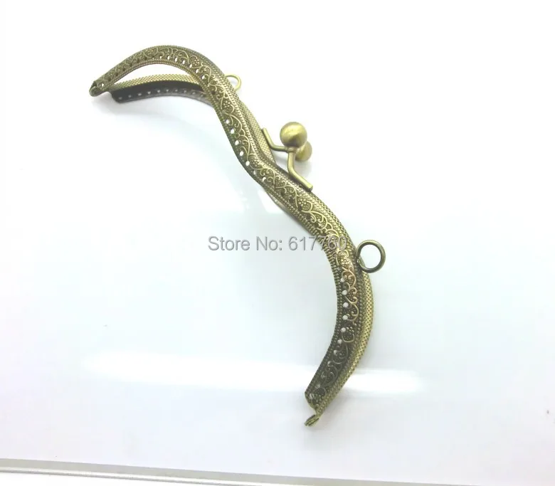 

ree Shipping-1PC Antique Bronze Metal Frame Kiss Clasp For Purse Bag 19.5cm x 7cm(7 5/8"x2 6/8"),J2628