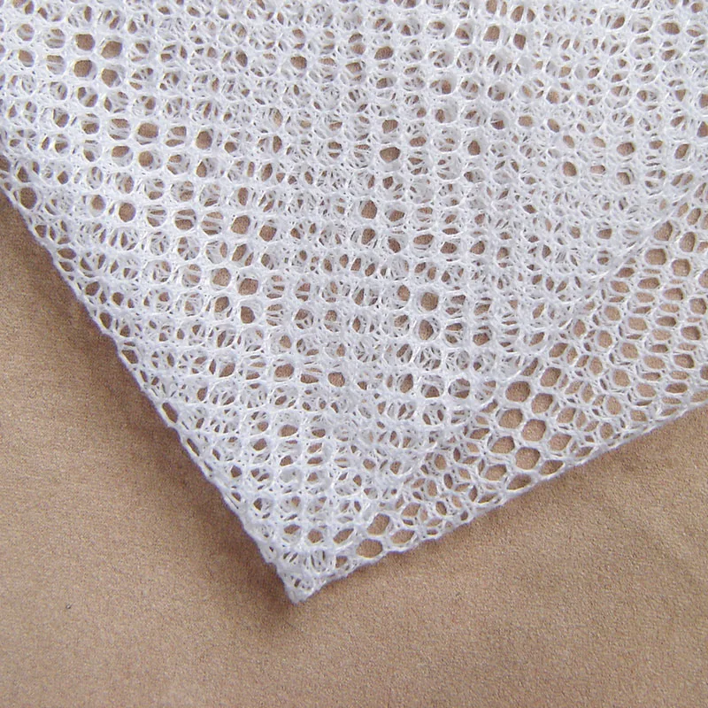 1 Yard Super Thin Classic Honeycomb Mesh Fabric Multifunction High Quality White Net Fabric Knit Lining Apparel Cloth DIY Sewing