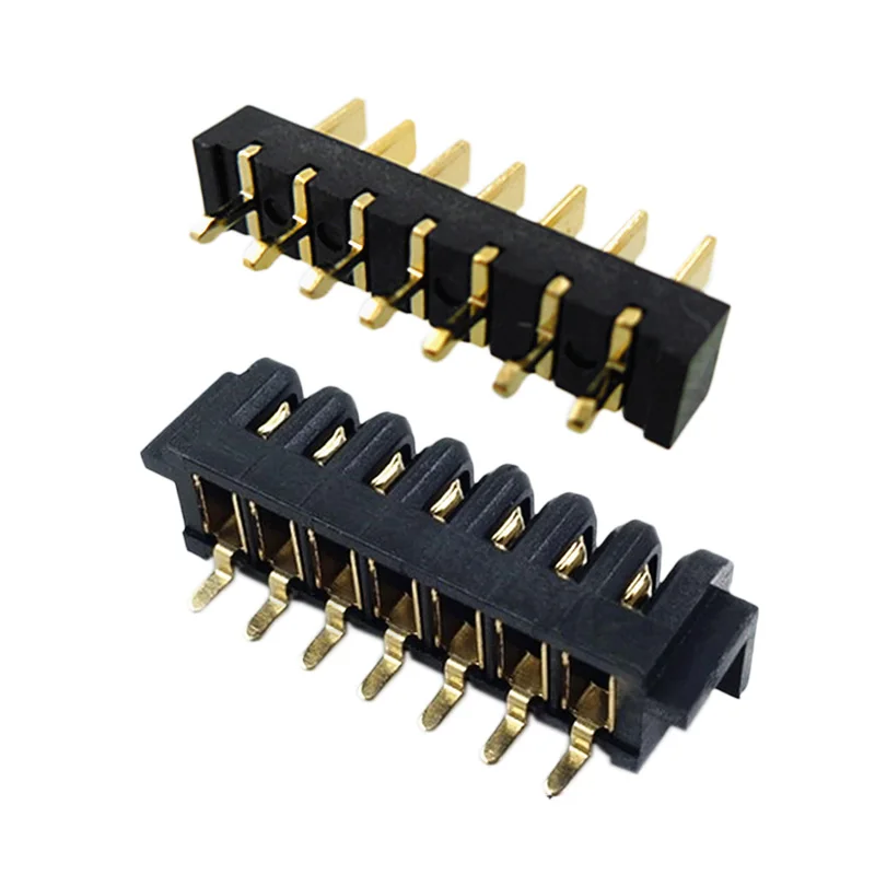 NEW 7pin battery connector 2.5mm pitch 180 degree bend foot male and female plug