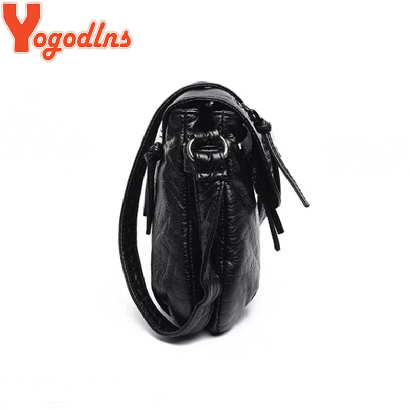 Yogodlns Fashion Designer Women\'s Bags New High Quality Crossbody Bag Soft PU Leather Shoulder Bag Fashion Female Bags Handbags