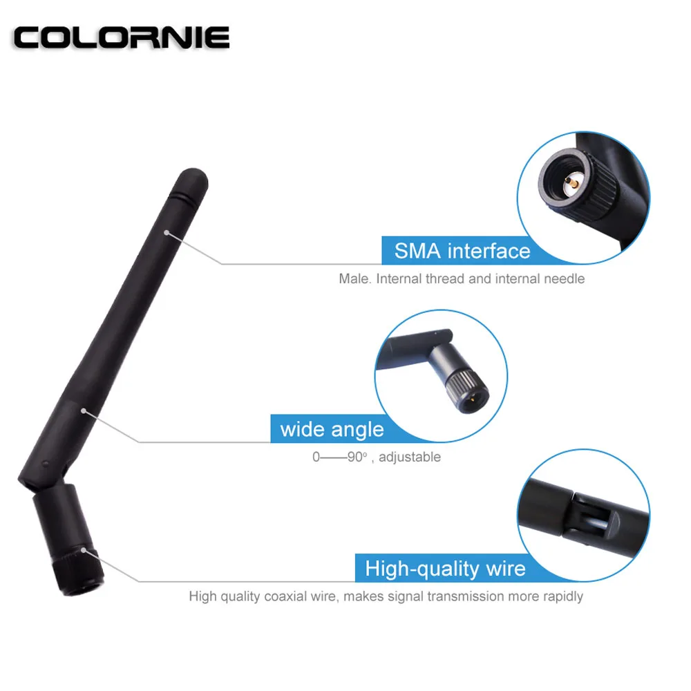 2pcs 2.4ghz wireless antenna Wifi uhf Antenna for Stage lighting effect wireless dmx module
