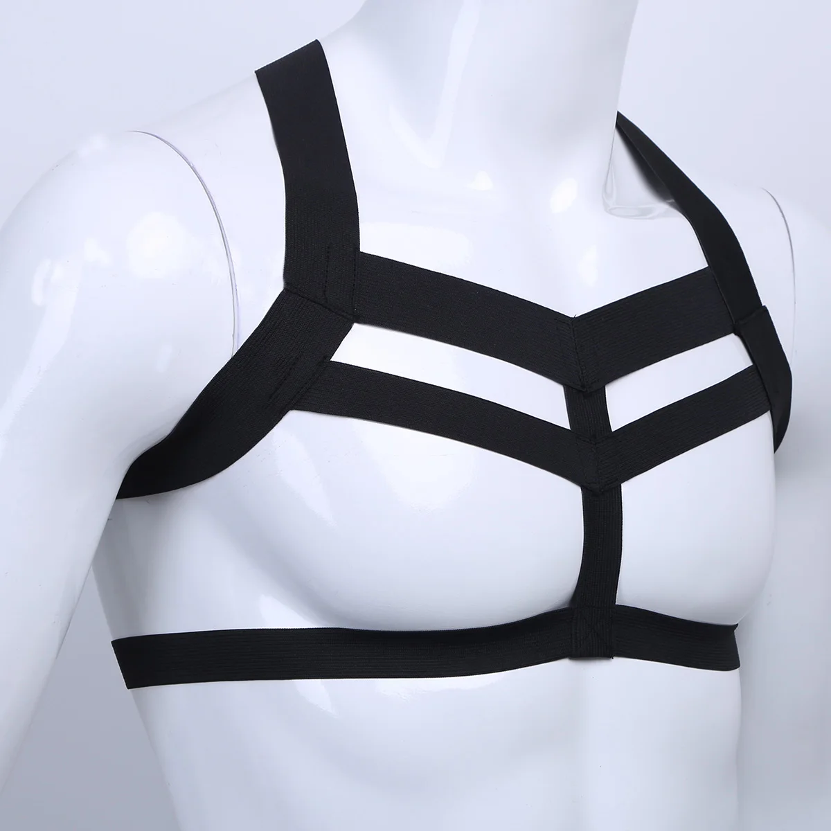 Cablaggio Degli Uomini Della Biancheria Corpo In Nylon Chest Harness Cintura Sexy Costume Arnes hombre Scava Fuori Il Locale Notturno Lingerie Zentai costume gay