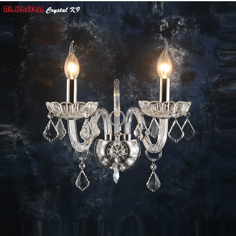 Luxury Wall Sconce Lighting European-style wall lights lamp bedside lamp crystal lamp Wall sconce bedroom stairs living room