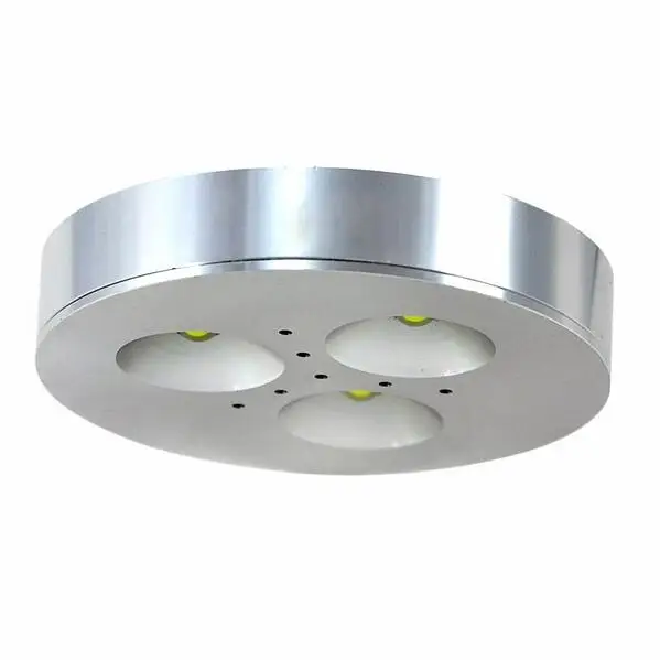 LED Under Cabinet Lighting 280LM Super Bright Puck Lights 12V DC Under Counter Lighting AC85V-265V For Home/Office