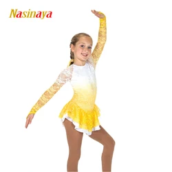 Nasinaya Figure Skating Competition Training Dress For Women And Children Patinaje Rhythmic Gymnastics Performance Costume