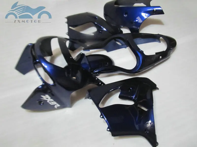 Hot! motorcycle fairing kits for KAWASAKI Ninja 1998 1999 ZX9R ABS plastic sports fairings kit 98 99 ZX 9R dark blue bodyworks