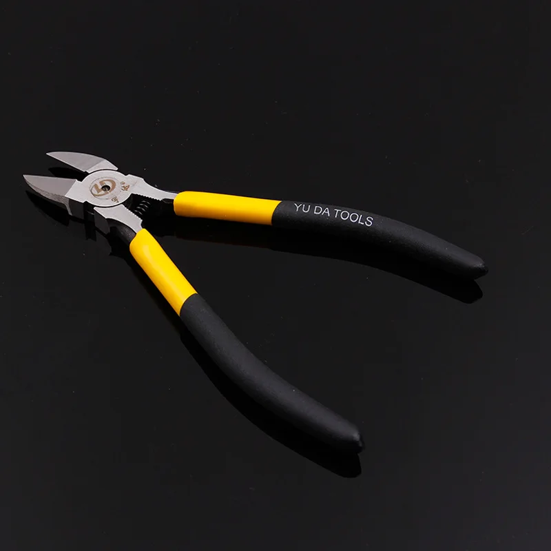 1 Pc Yellow Mini Wire Stripper Plier Diagonal Cutting Pliers 6 inch or 5 inch Electronic Cable Cutter Repair Tool